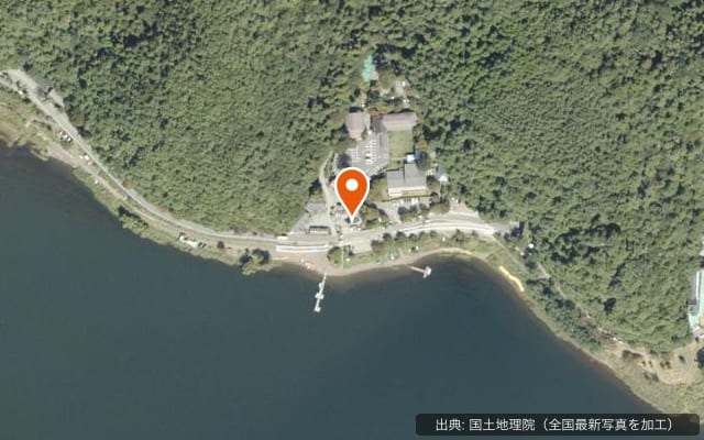 夢見る河口湖コテージ戸沢センターの空中写真