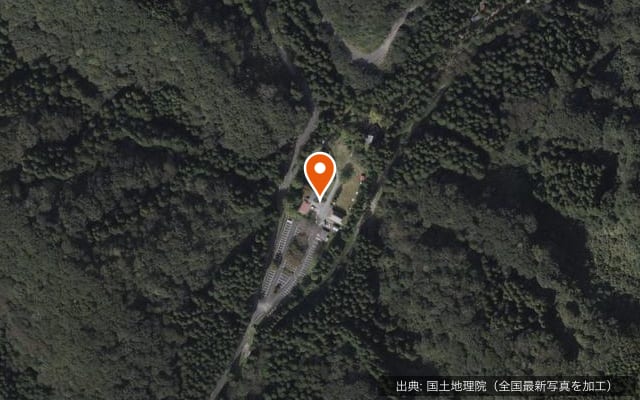 石川県県民の森の空中写真