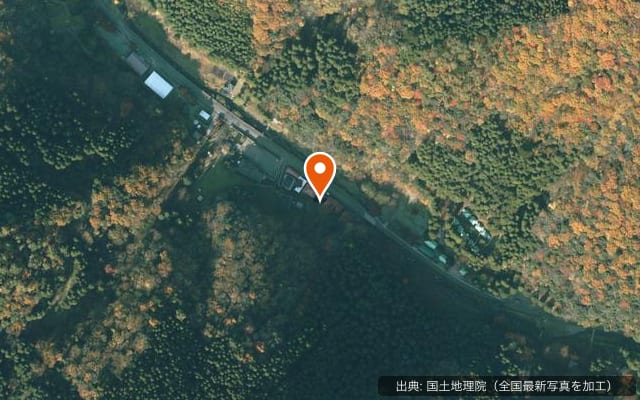 八ヶ峰家族旅行村の空中写真